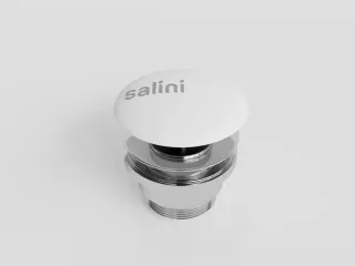 Донный клапан для раковины Salini S-Sense 16431WM D 505 белый глянцевый
